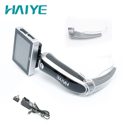 OEM Rotate Fiber Optic Video Laryngoscope 3&quot; صفحه رنگی TFT