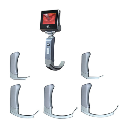 Hospital 316 Stainless Steel Video Assisted Video Laryngoscope Andoscope 12V